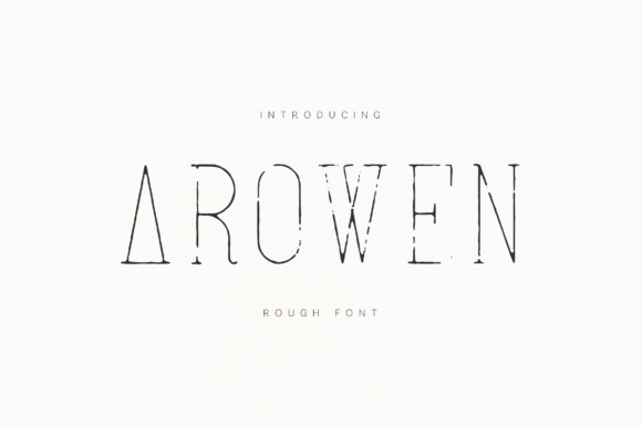 Arowen Font for Handmade Creations