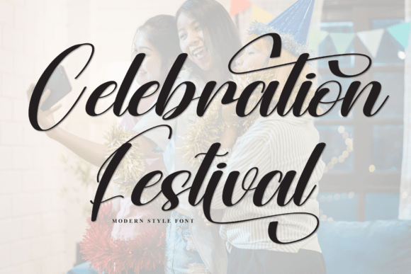 Celebration Festival Font for Crafters and Makers
