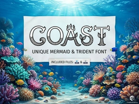 Coast Font: Aquatic Elegance