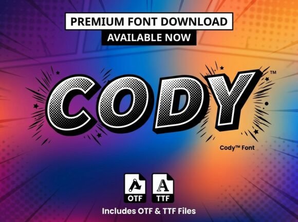 Cody Font for Web Design