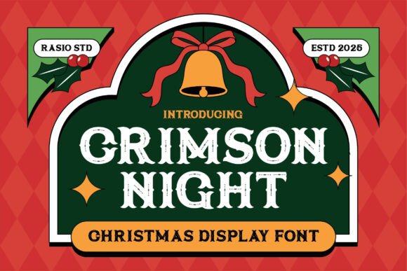 Crimson Night Font for Business Branding