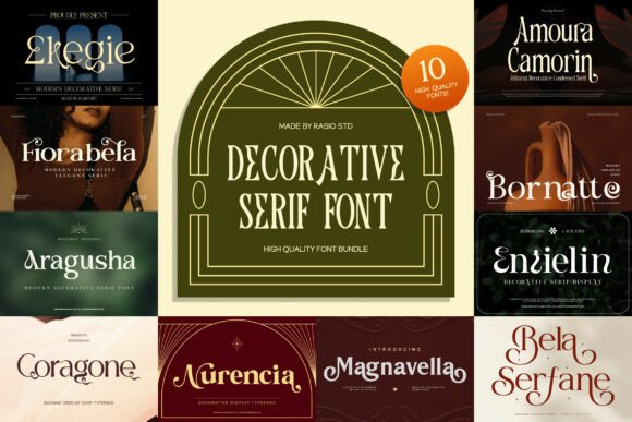Decorative Serif Font for Elegant Design