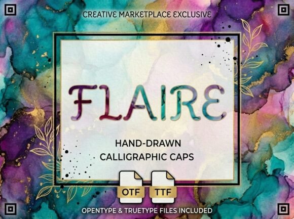Flaire Font for Creative Web Design