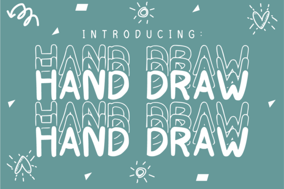 Hand Draw Font for Creative Design