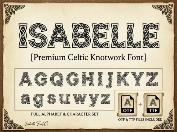 Isabelle: A Premium Display Font