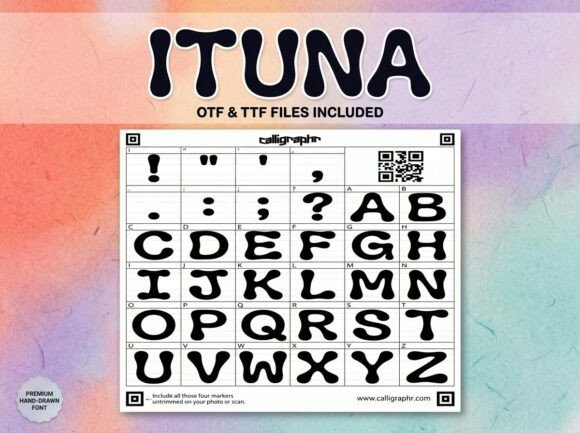 Ituna: A Decorative Font for Creative Brands