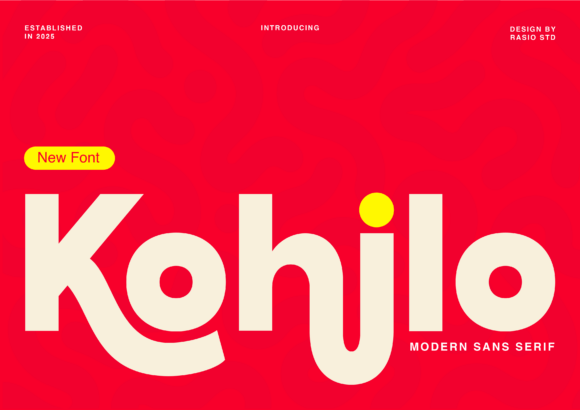 Kohilo Font for Bold and Modern Design Projects