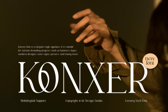 Konxer: A Premium Font for High-End Campaigns