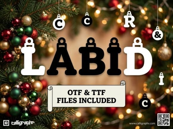 Labid: A Decorative Font for Creative Layouts