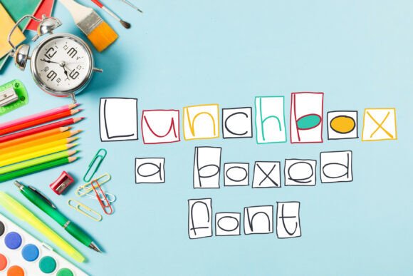 Lunchbox Family Font