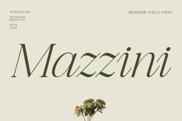 Mazzini Font for Web Design