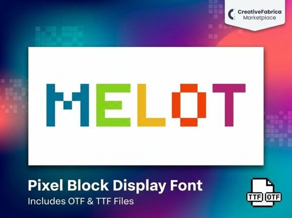 Melot Font: Creative Display Type