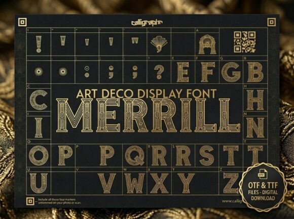 Merrill Font for Creative Projects