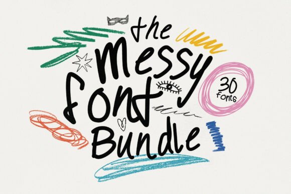 Messy Type Bundle: A Font for Real Campaigns