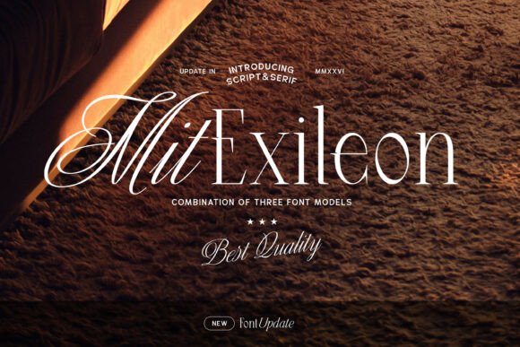 Mit Exileon Font for Creative Design