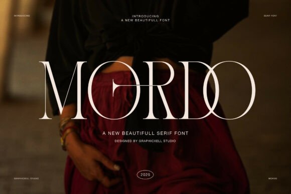Mordo Font for Modern Luxury Branding and Editorial Web Design
