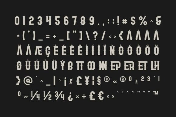 Qosta: A Vintage Display Font