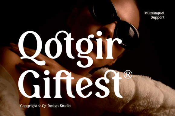 Qotgir Giftest: A Serif Font for Elegant Design