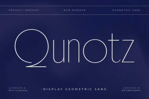 Qunotz Font for Web Design