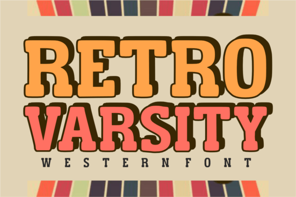 Retro Varsity Font