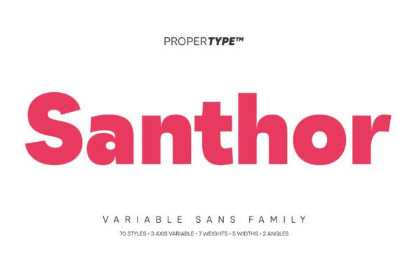 Santhor Font for Modern Web Design Projects