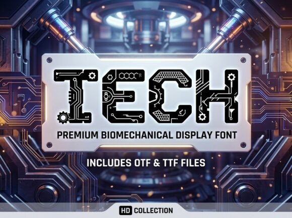 Tech: A Premium Display Font
