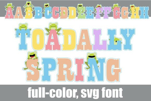 Toad-ally Spring Font