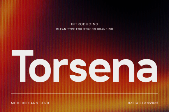 Torsena: Bold Branding Font