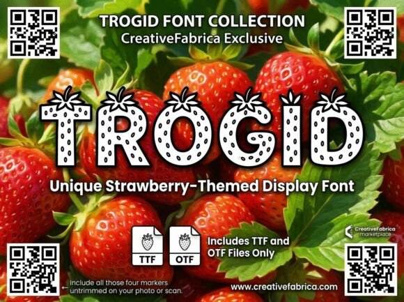 Trogid: A Sweet Display Typeface