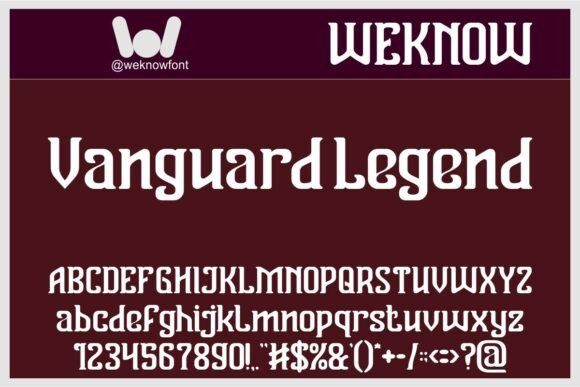 Vanguard Legend Font: A Timeless Choice for Web Design